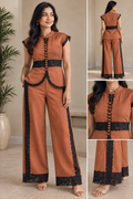 Terracotta Noir Lace Co-Ord