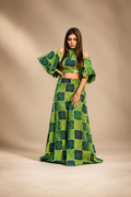 Emerald Mosaic Co-Ord Set