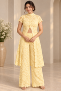 Yellow Lace Co-Ord Set