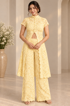 Yellow Lace Co-Ord Set