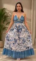 Azure Blossom Dress
