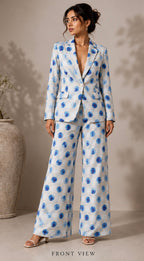 Blue Polka Dot Co-Ord Set